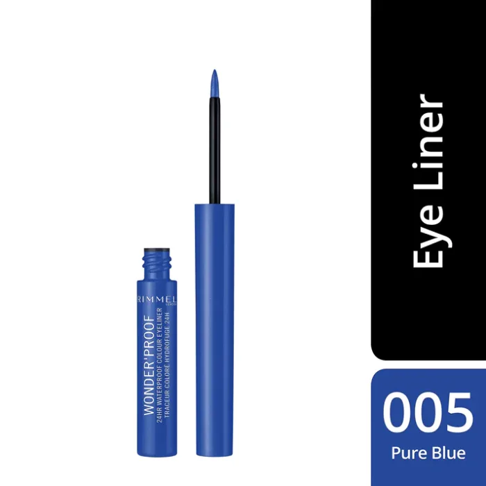 Rimmel London Wonder Proof Waterproof Eyeliner - 005 Pure Blue